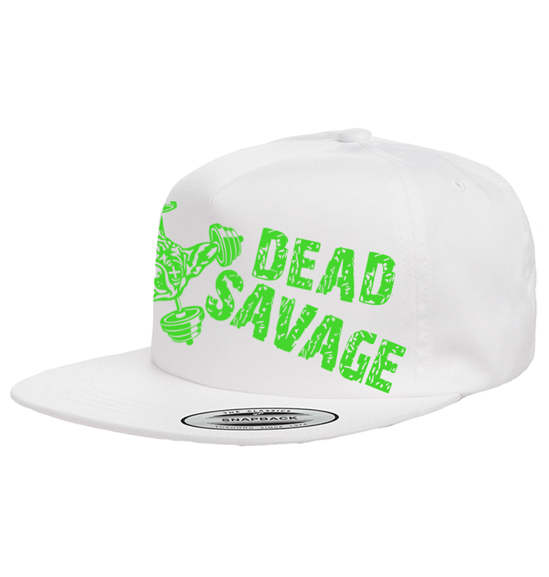 Thumbnail: 80 - BULLY Snapback - Full Neon Green on White