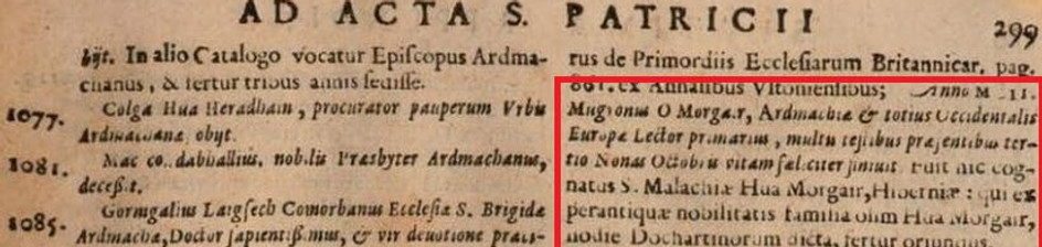 O'Morgair to O'Dochartaigh (Trias by Col