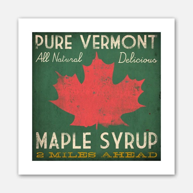 Maple Syrup Sign