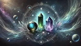 DALL·E 2024-11-07 08.49.23 - A mystical image for a website sales page featuring Moldavite