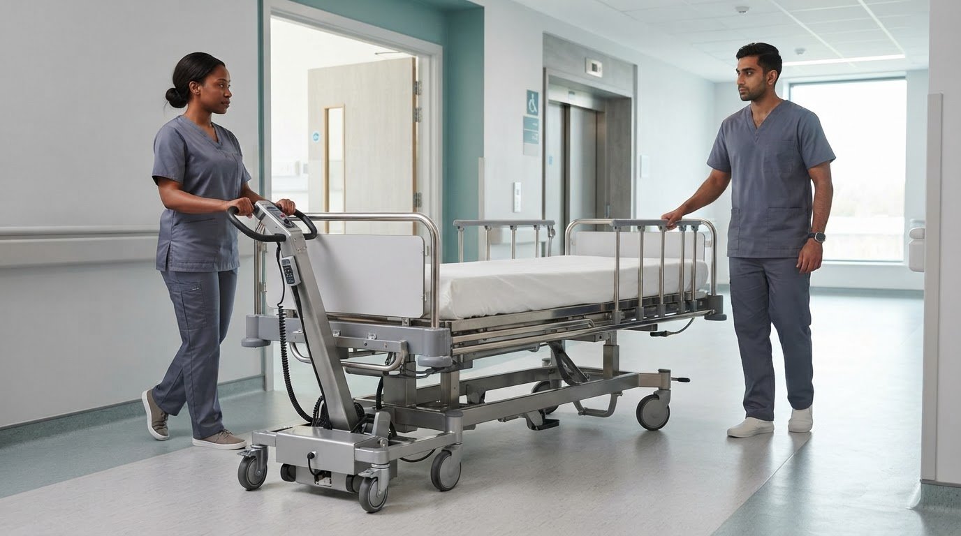 Heavy duty bed movers for bariatric hospital beds