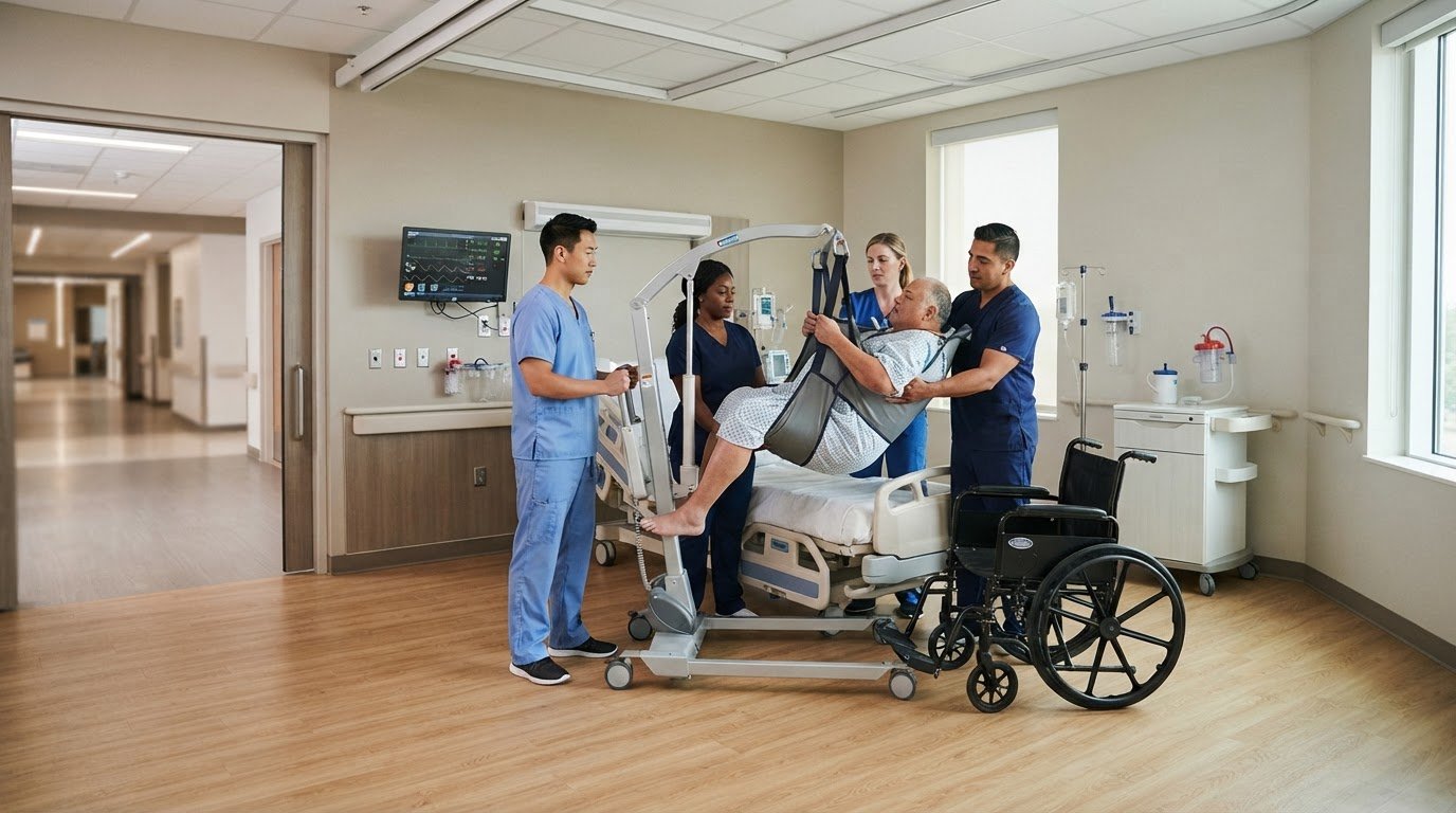 Electric Patient Movers for Bariatric Patients: Room Fit and Power