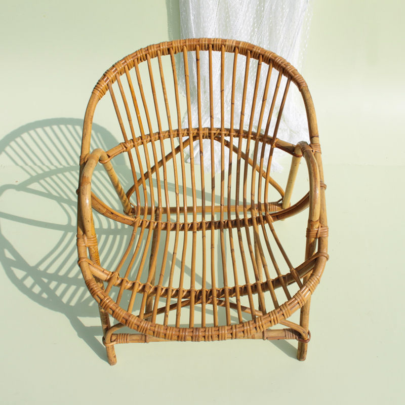 Miniature : 2 Fauteuils en rotin années 60