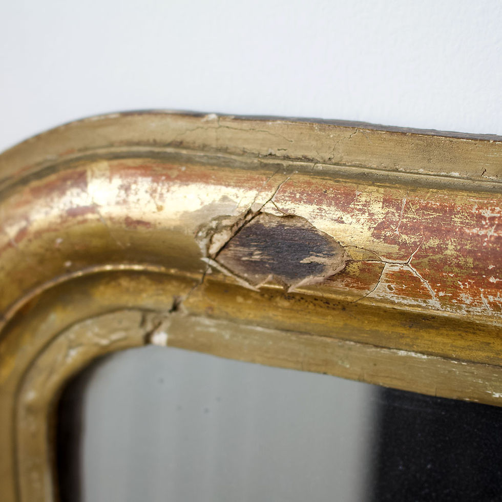Miniature : Miroir doré à la feuille d'or