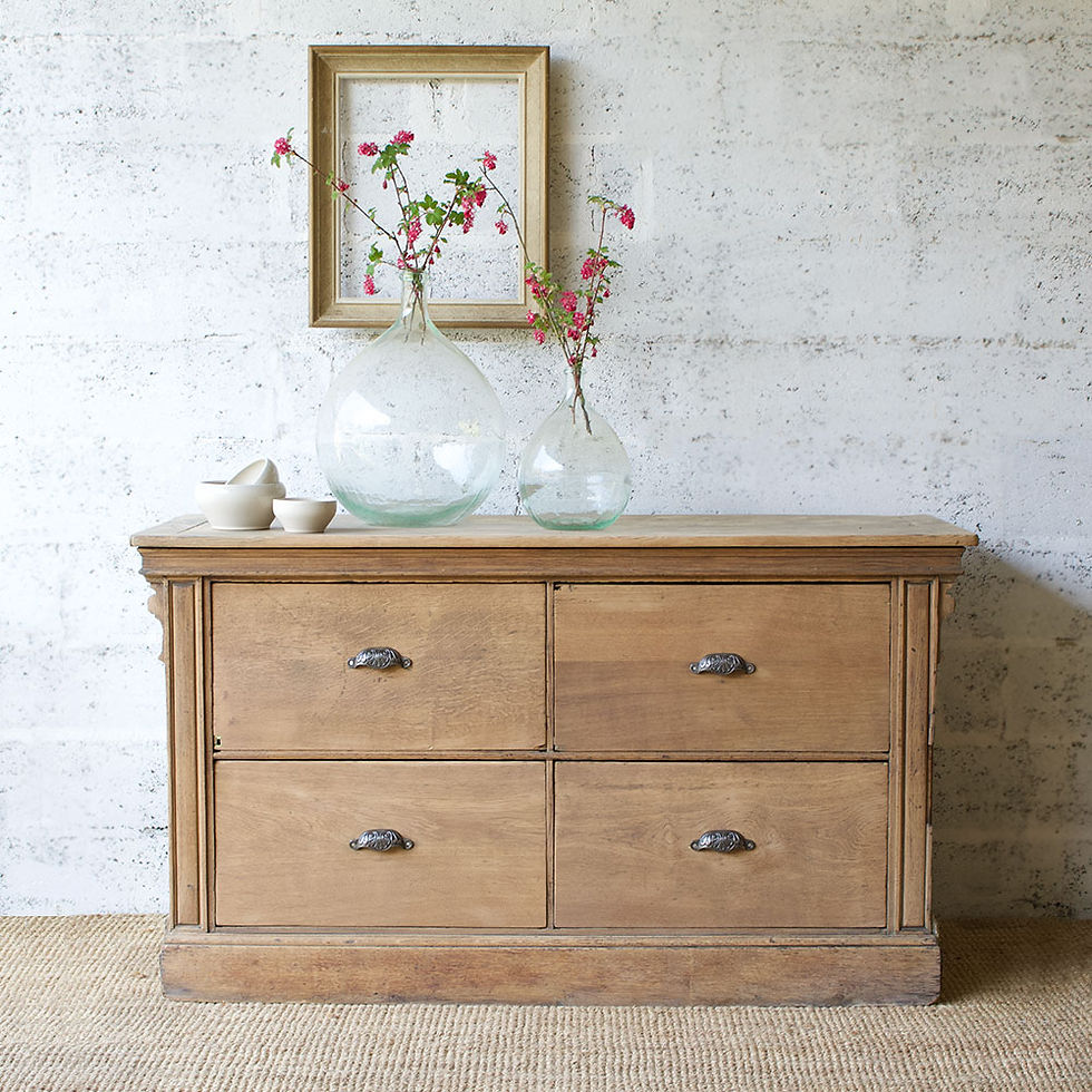 Ancien comptoir en chêne