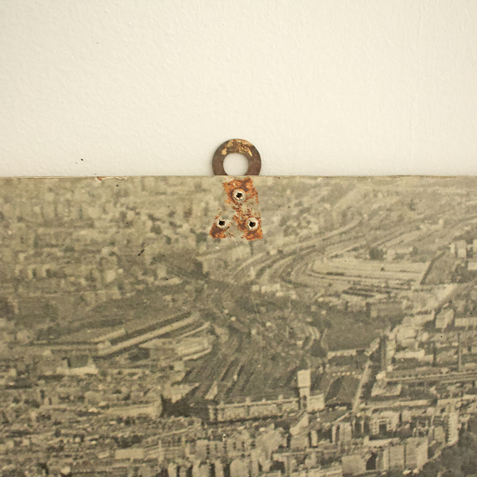 Miniature : Photo aérienne Paris, île de la Cité par Roger Henrard circa 1957