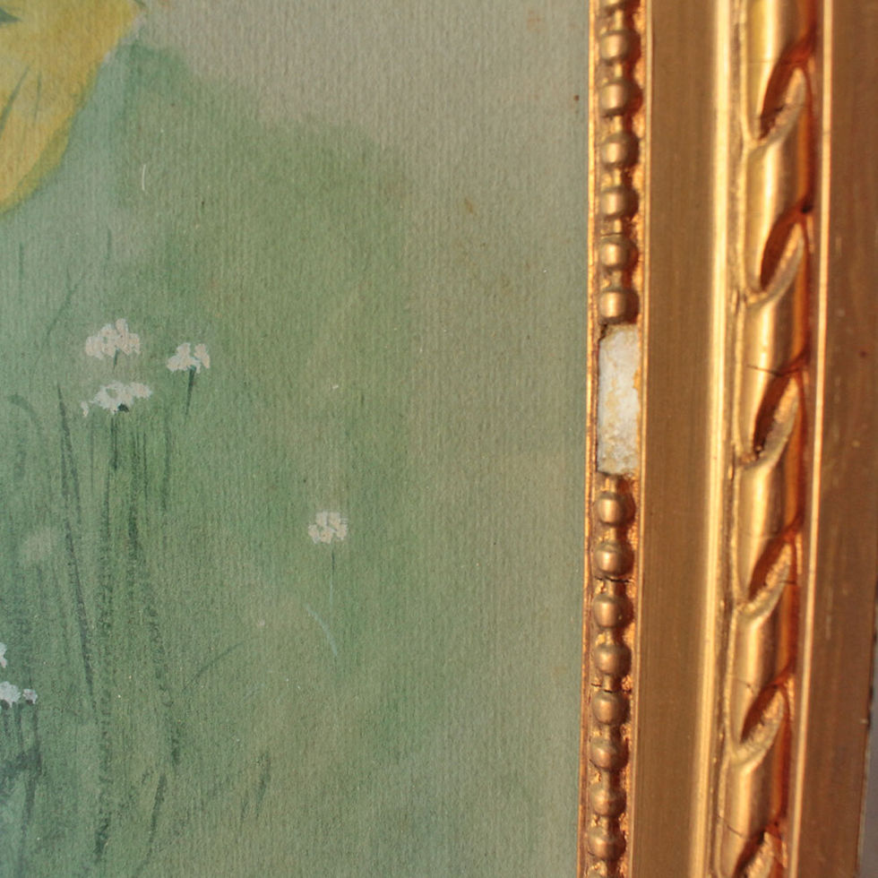 Miniature : Ancienne aquarelle