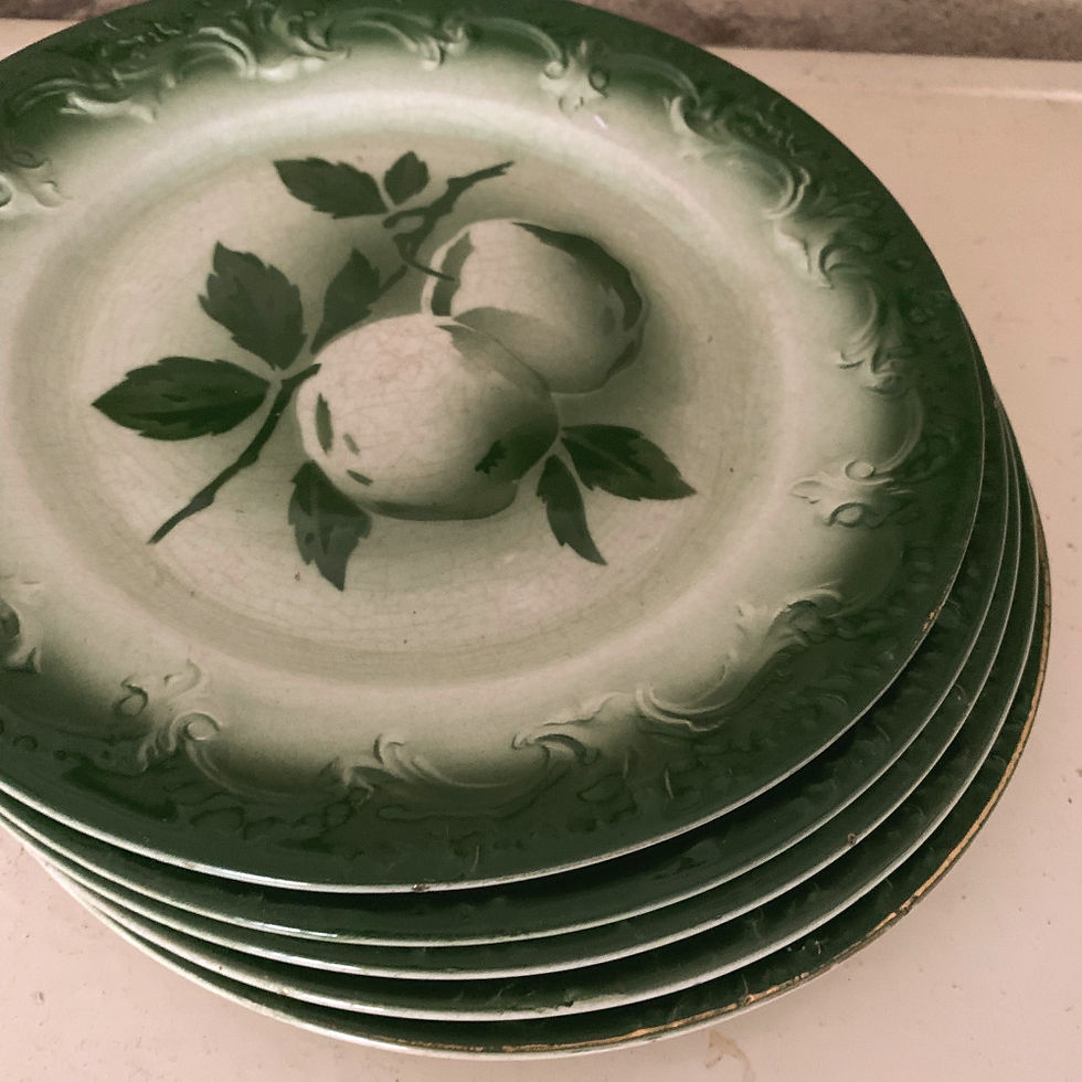 Miniature : Assiettes barbotine Pexonne
