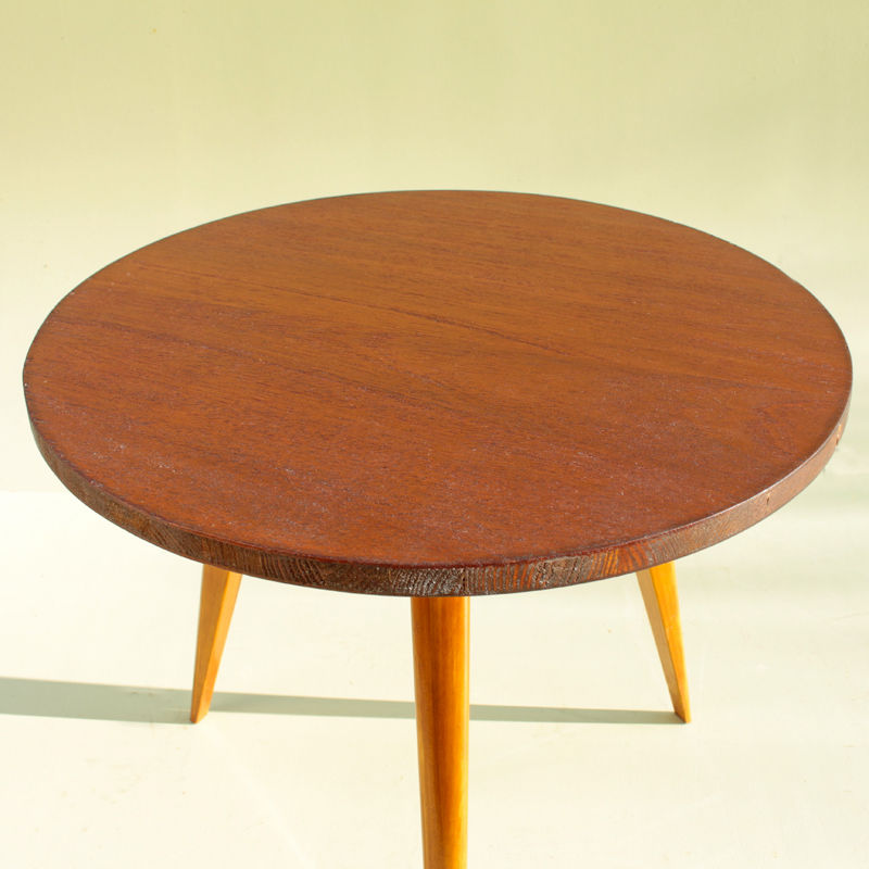 Miniature : Table tripode pieds compas
