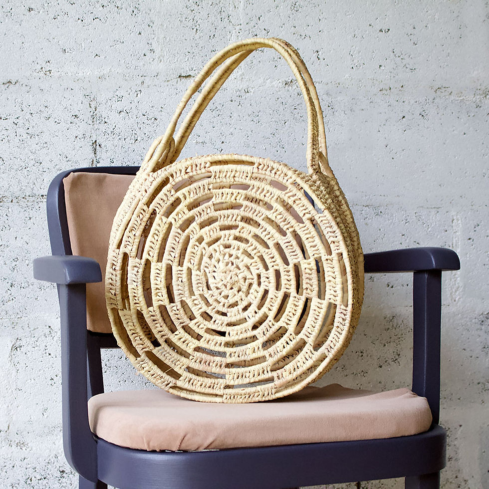Miniature : Panier en osier vintage