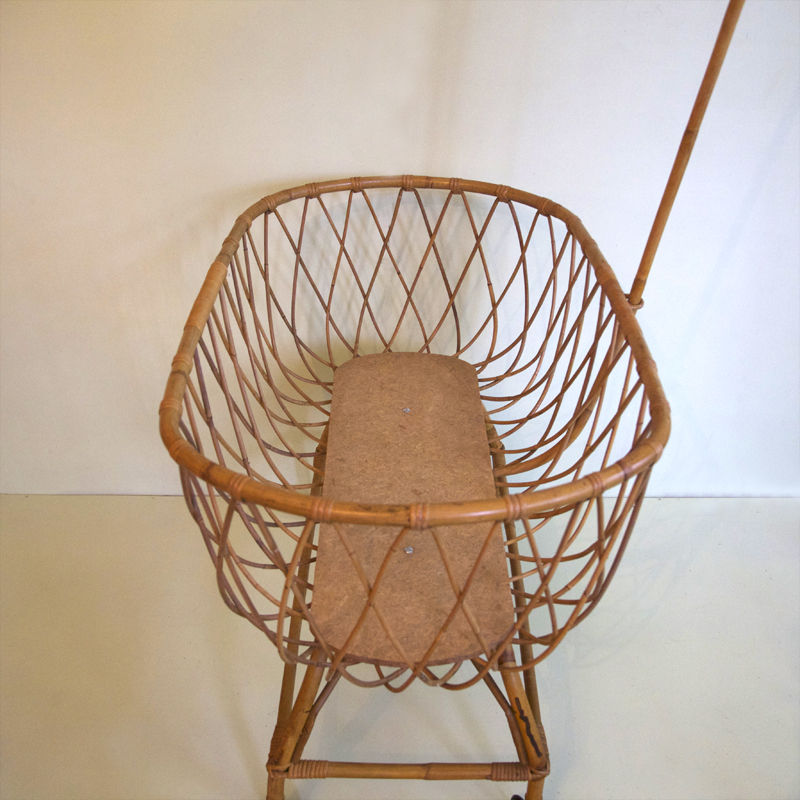 Miniature : Berceau en rotin