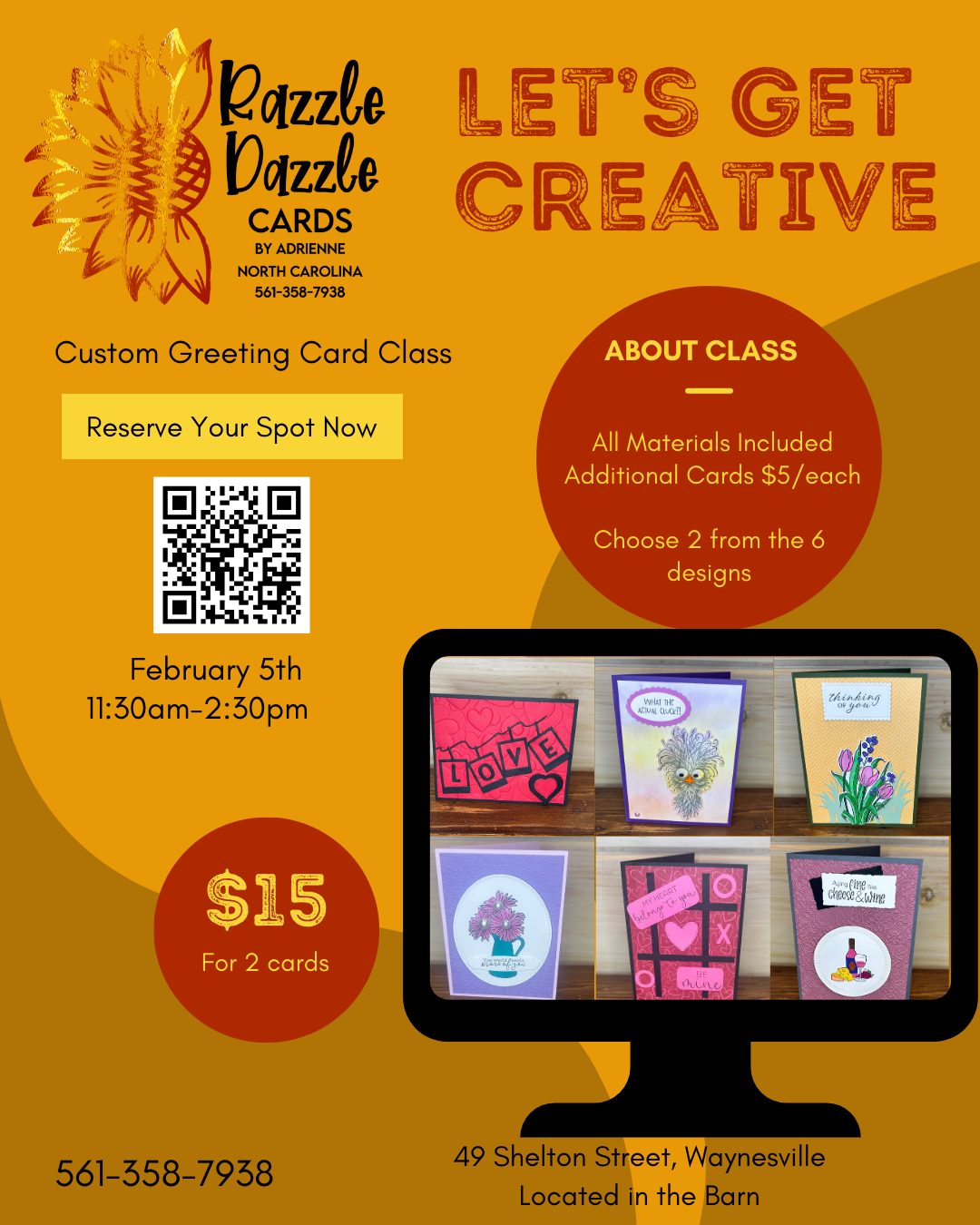 Custom Card Class @Shelton House