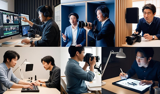 動画編集者や声優、カメラマンやイラストレーターなどの将来自分のやりたい仕事が見つかる 日本人 写真 現実 女性 男性.jpg