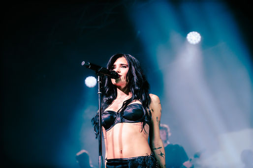 Nessa Barrett performing in Manchester