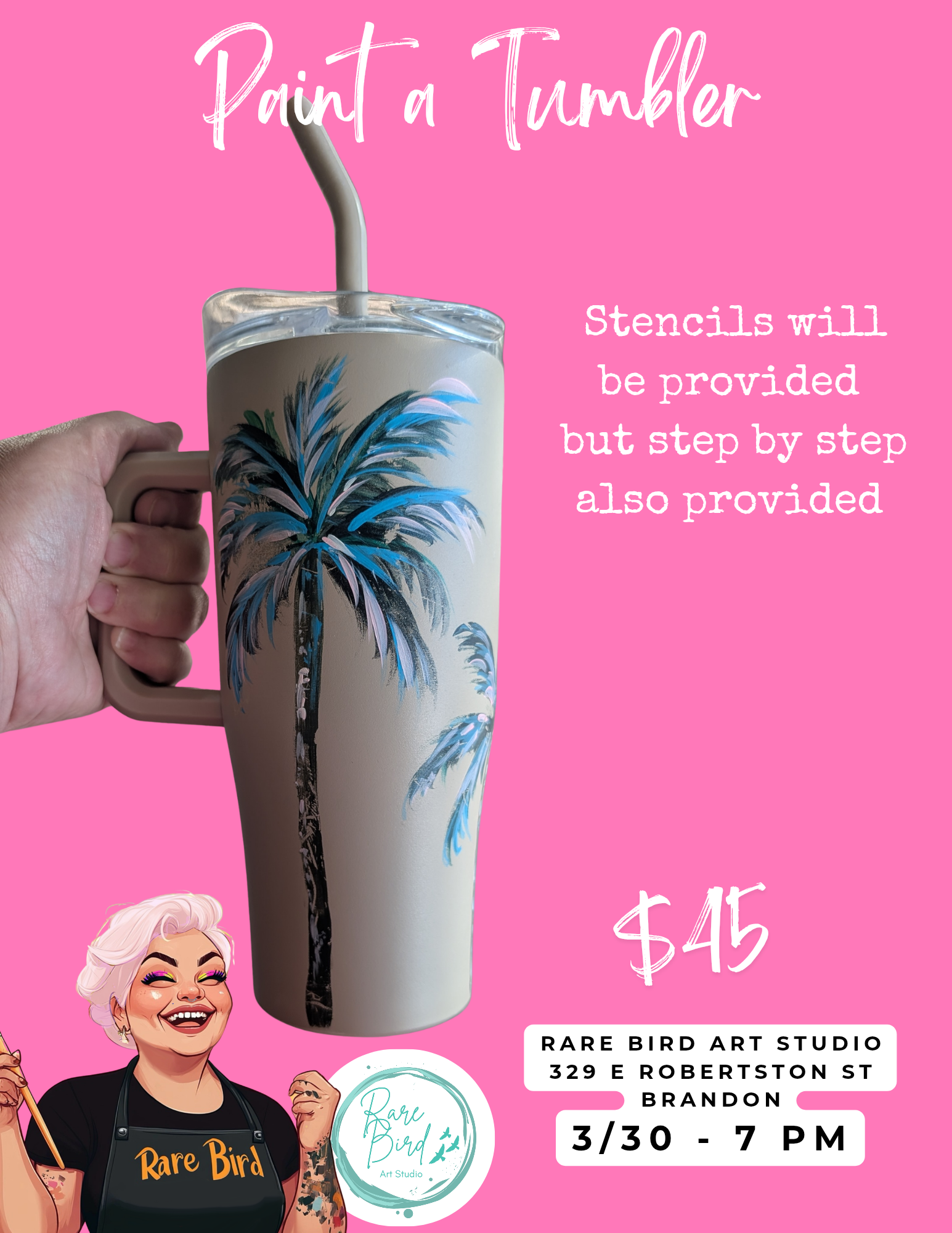 3/30 - Paint a Tumbler 