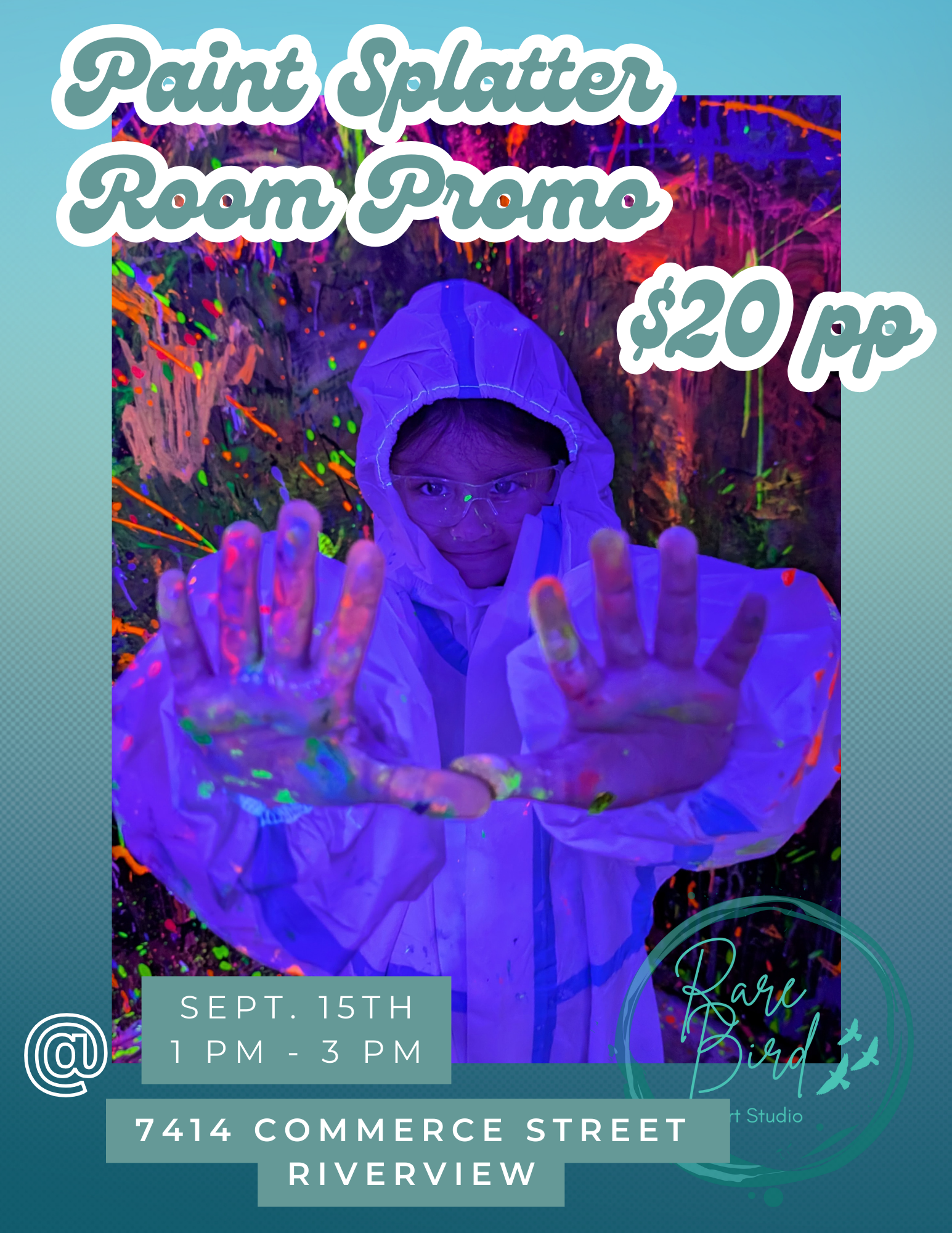 The Paint Splatter Room Promo