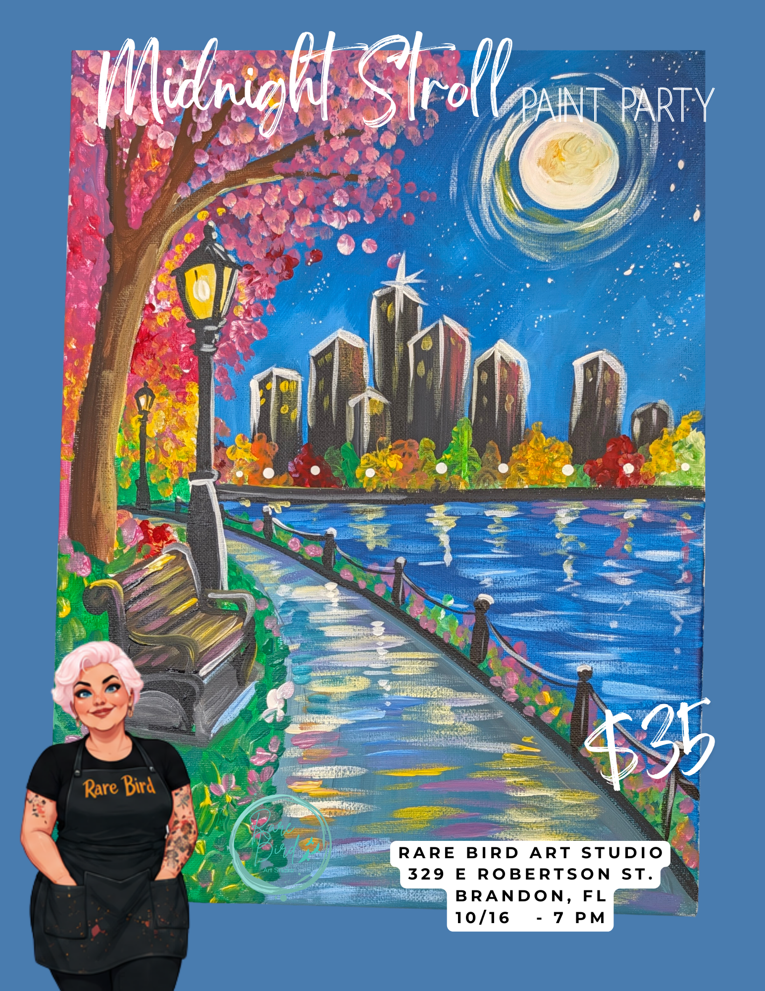 10/16 - MIDNIGHT STROLL PAINT PARTY