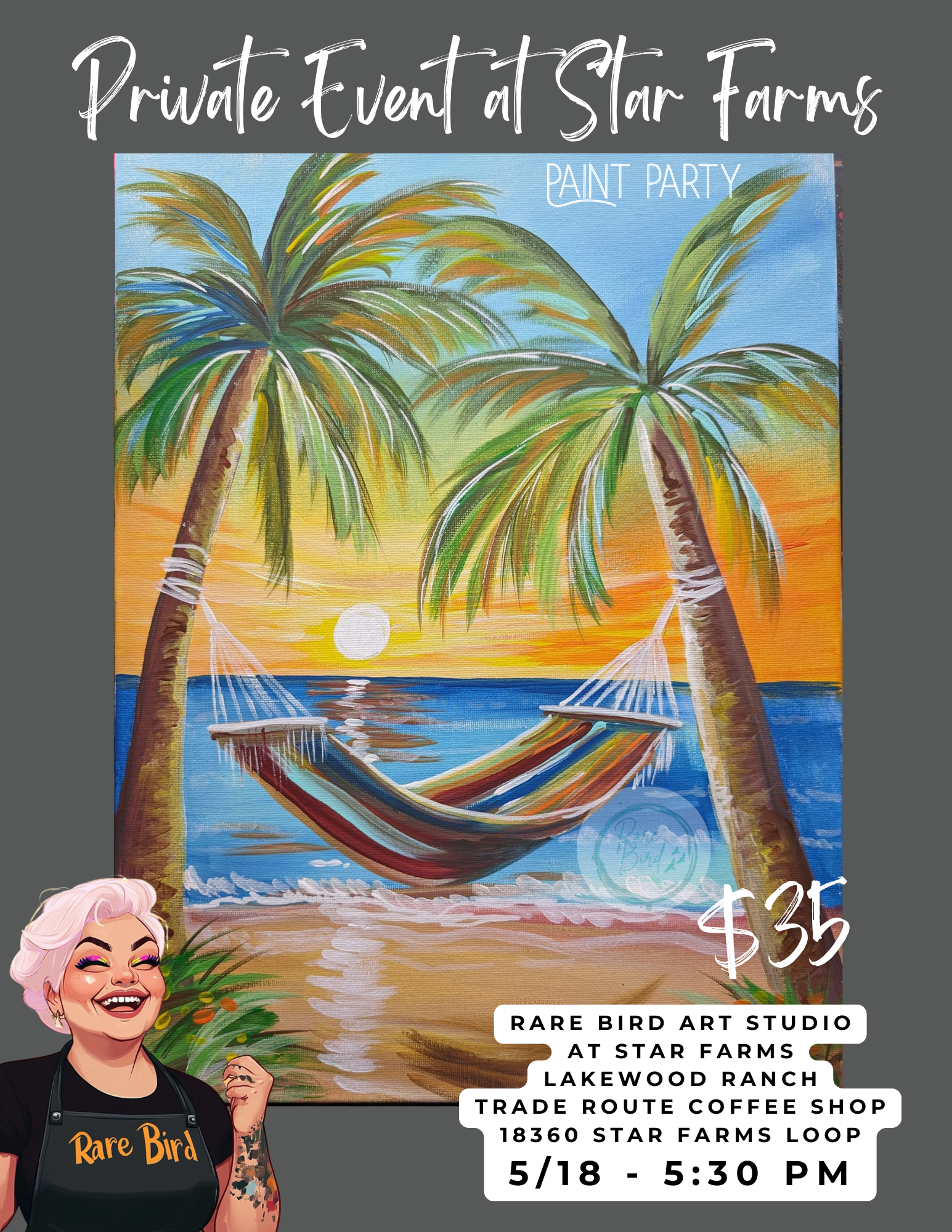 5/18 - PRIVATE EVENT AT STAR FARMS