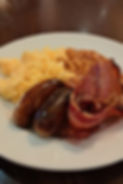A full english breakfast at the Lancaster Hall Hotel. W2