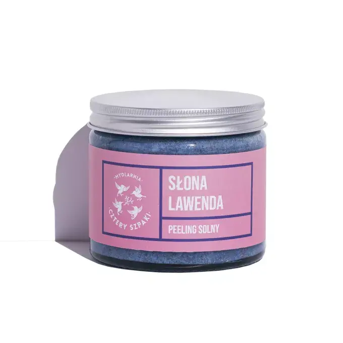 Peeling solny Słona Lawenda z solą morską i himalajską - 4 Szpaki