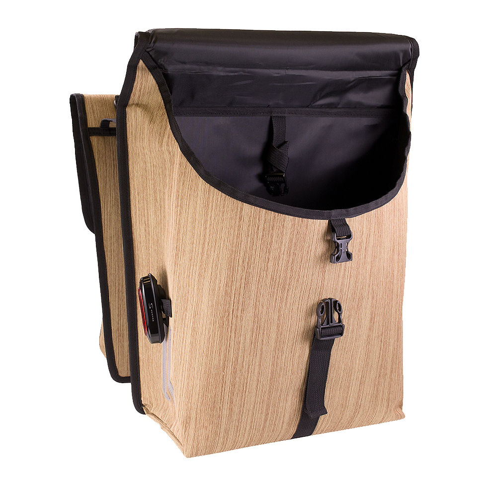 Thumbnail: Serfas® Pannier Double Bag (Brown)