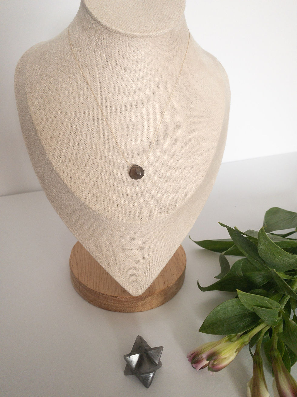 Thumbnail: CRYSTAL  NECKLACE Fine Cord