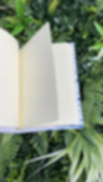 Carnet de note couverture avec motif Shibori et teinture à l'Indigo