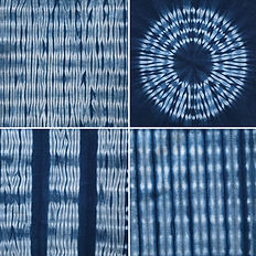 différents shibori japonais