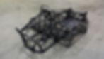 Race Car Frame Before Strip