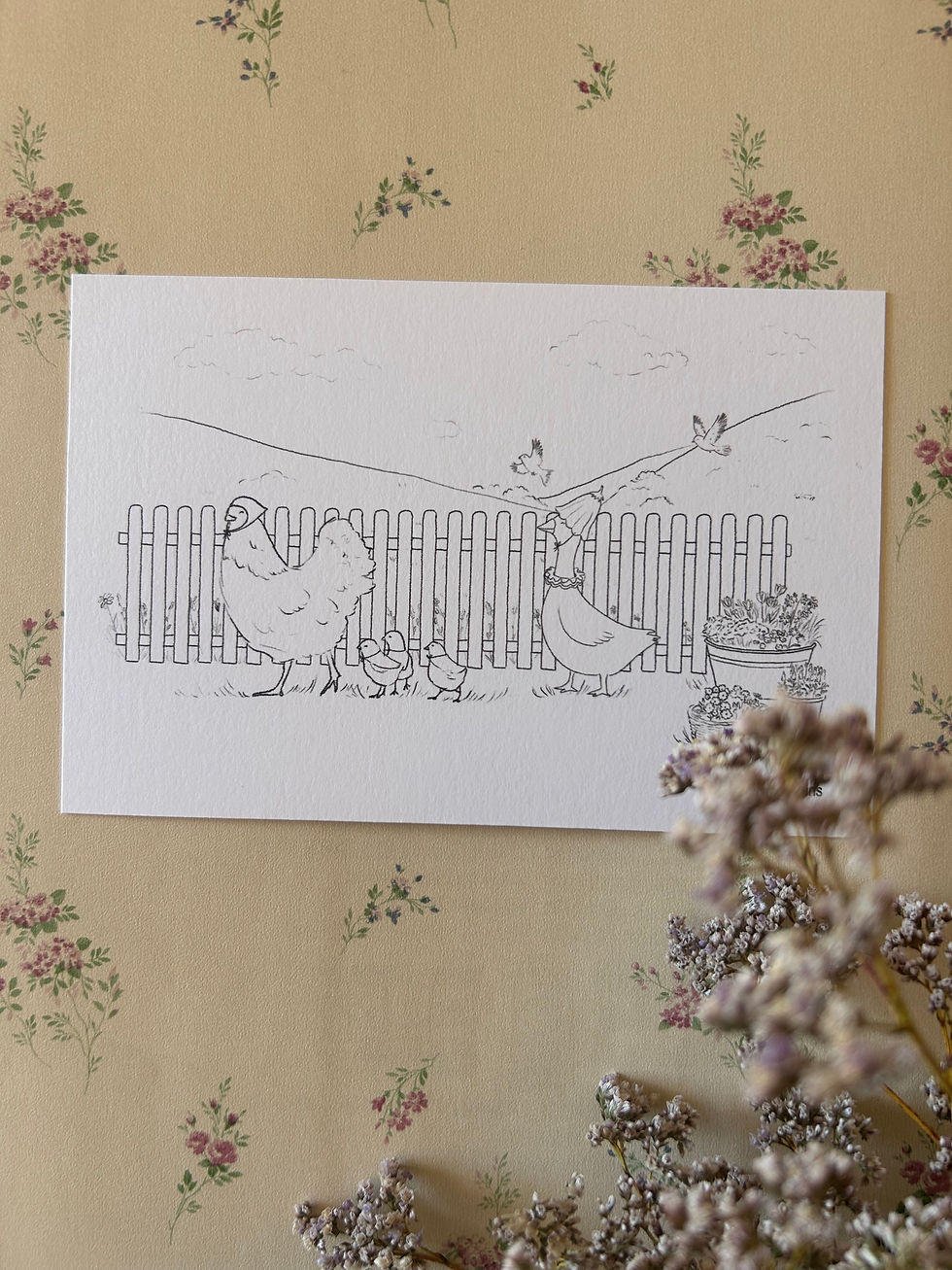 Miniature : Cartes à peindre à la campagne