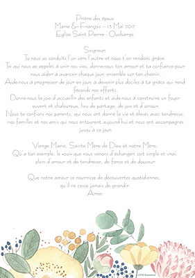 Prière ou joli texte