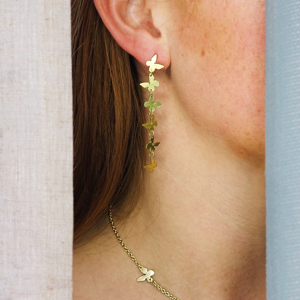Thumbnail: Long Butterfly earring