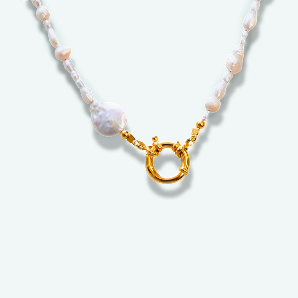 Thumbnail: Organic pearl necklace