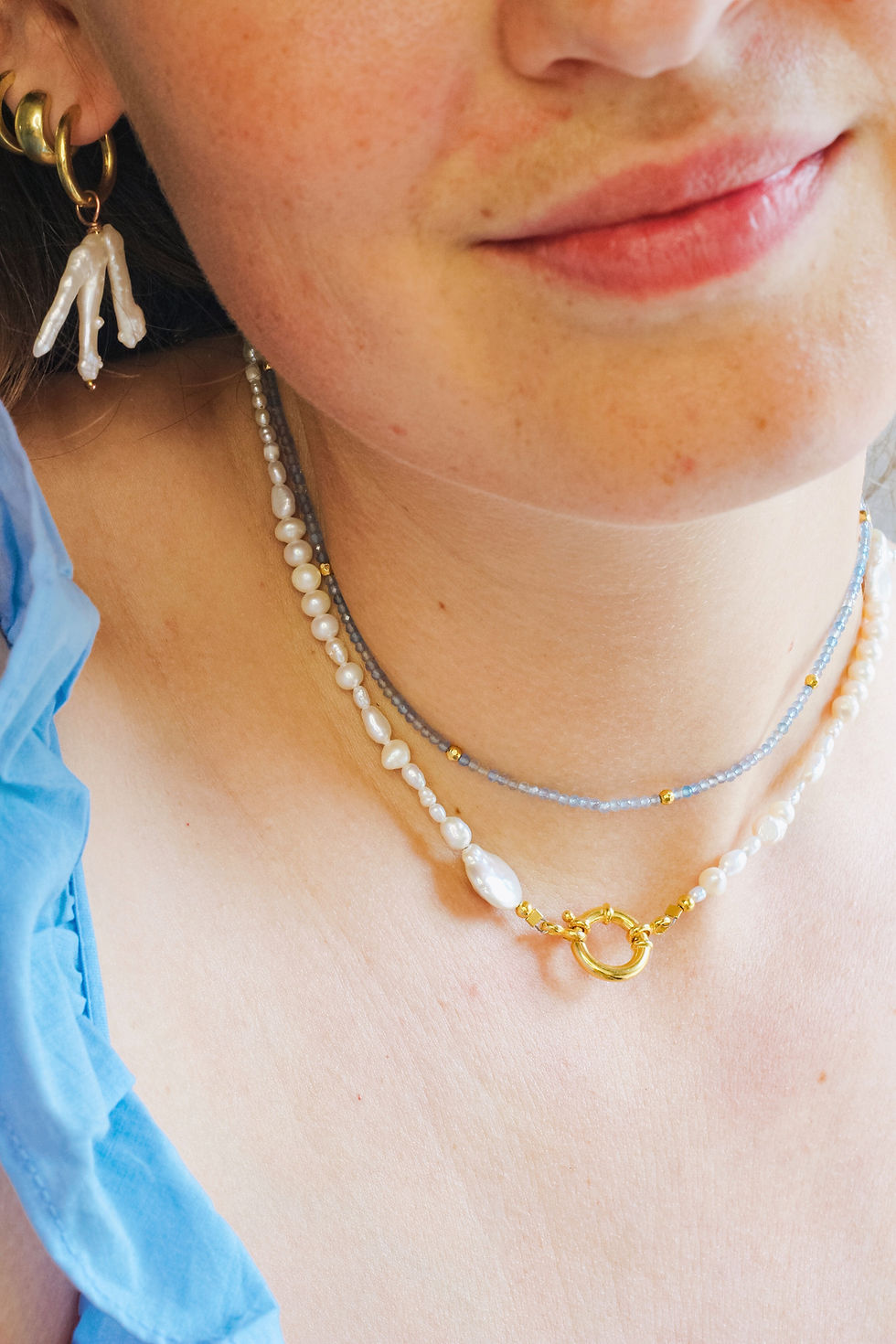 Thumbnail: Organic pearl charm