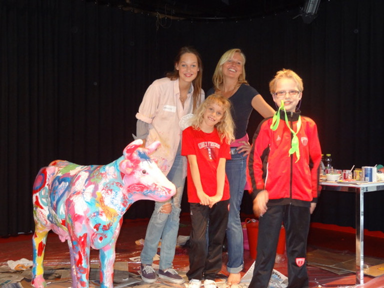 Colourfull cows