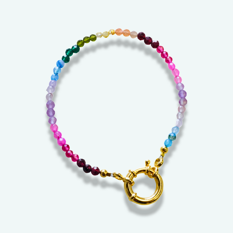 Thumbnail: Rainbow birthstone bracelet