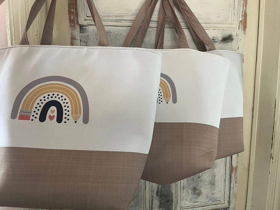 Thumbnail: EXCLUSIVE Education Tote Bag/Pouch/Bunting Panel - Woven Polyester 