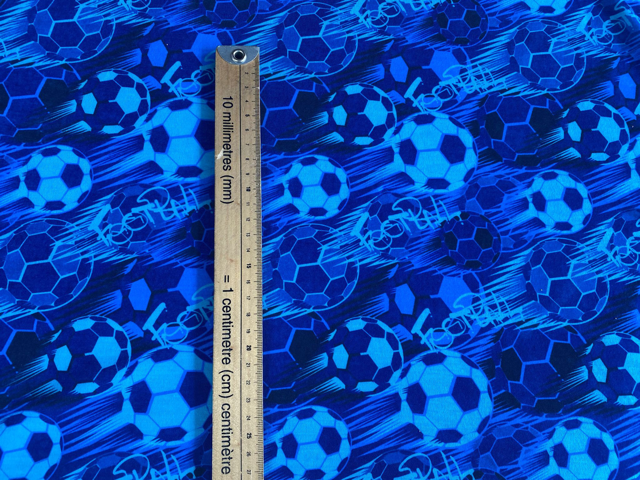 3m for £9 Blue Football Blast - Spun Polyester Elastane (WH1584)