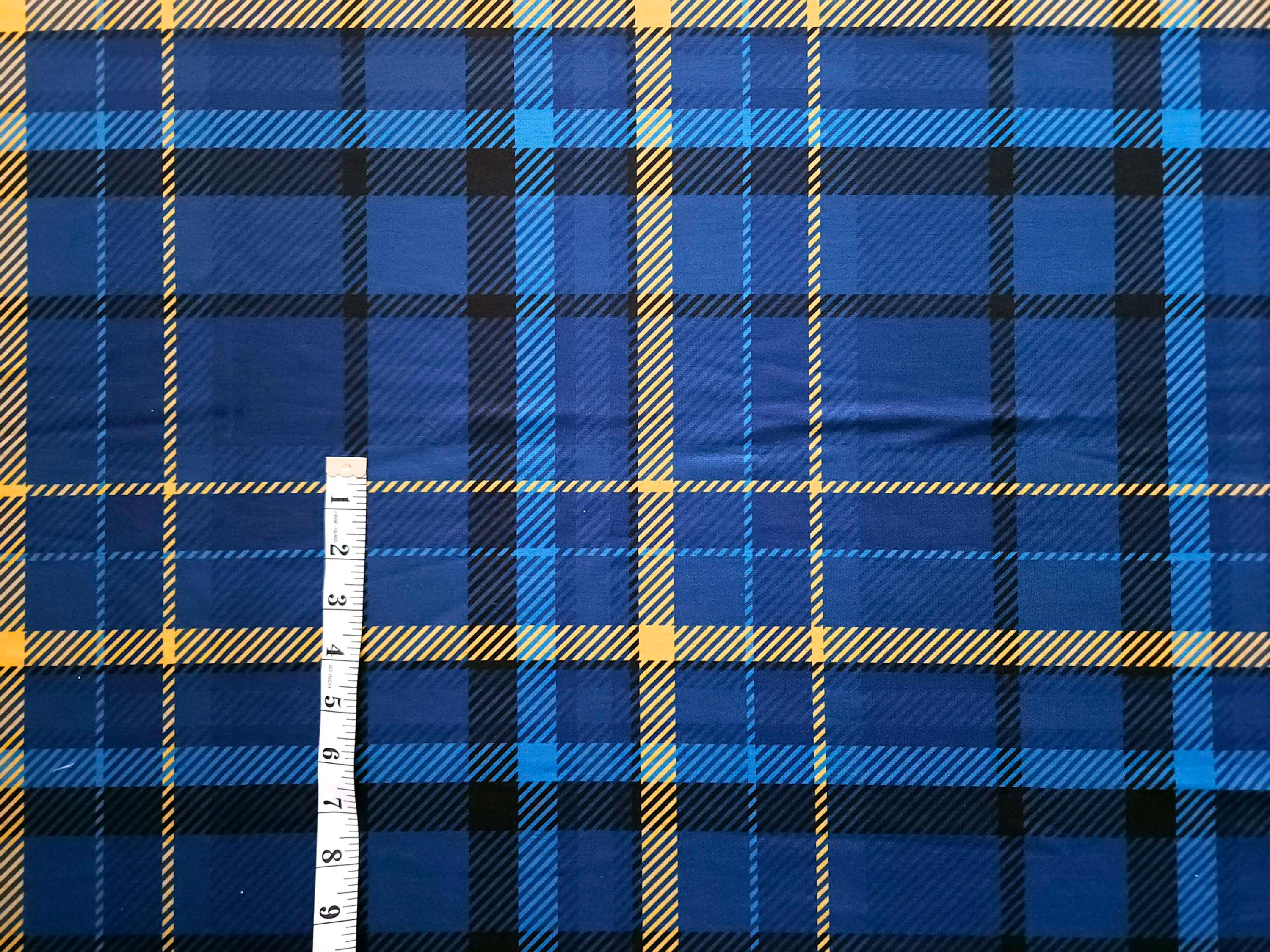 EXCLUSIVE Blue/Yellow Tartan