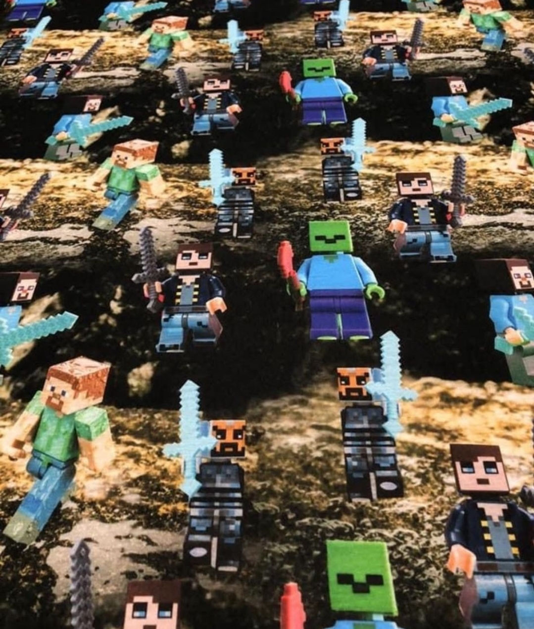 Mining Craft Characters (Spun Polyester Elastane)