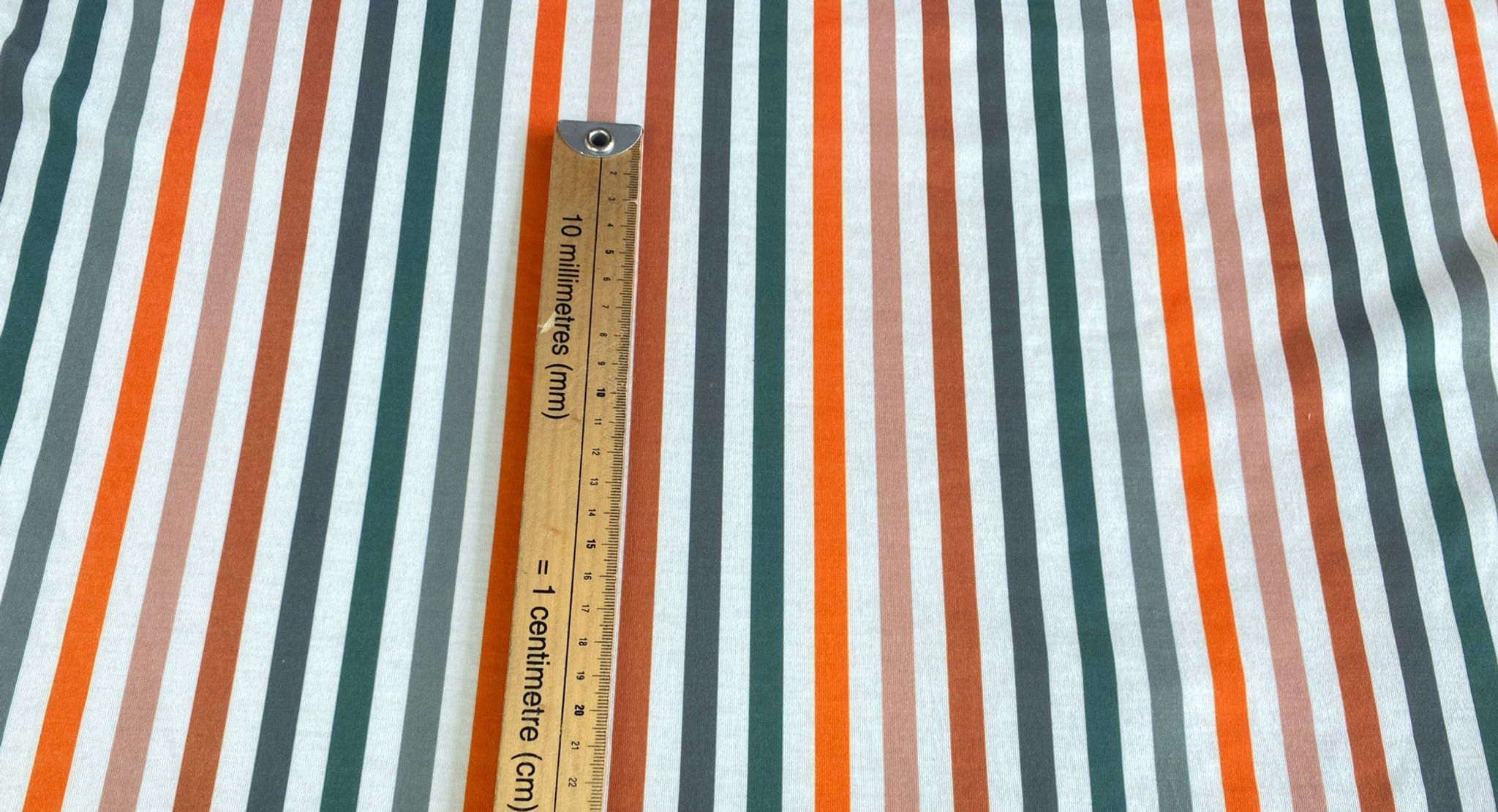 EXCLUSIVE Autumn Vertical Stripes - Spun Polyester Elastane