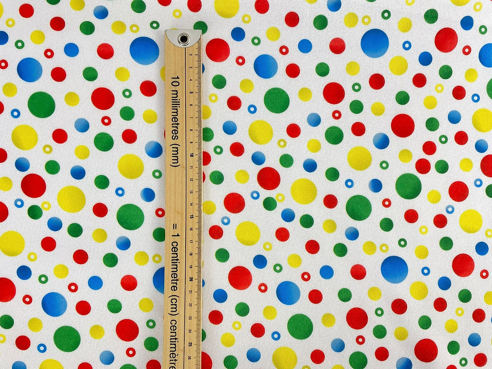 Thumbnail: EXCLUSIVE Colourful Polka Dots (White)