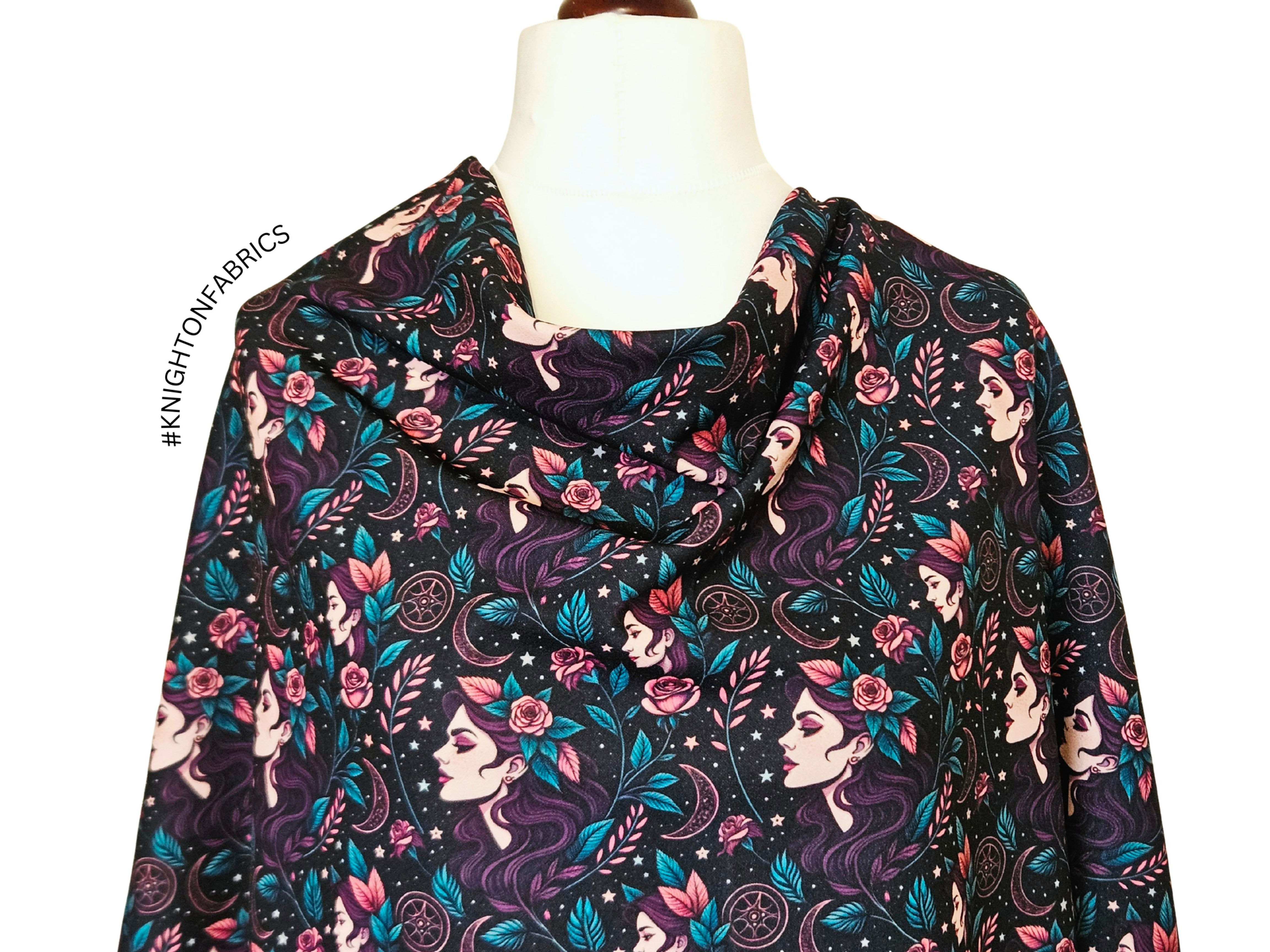 3m for £9 Botanic Alternative Woman - Scuba Crepe (WH1747)