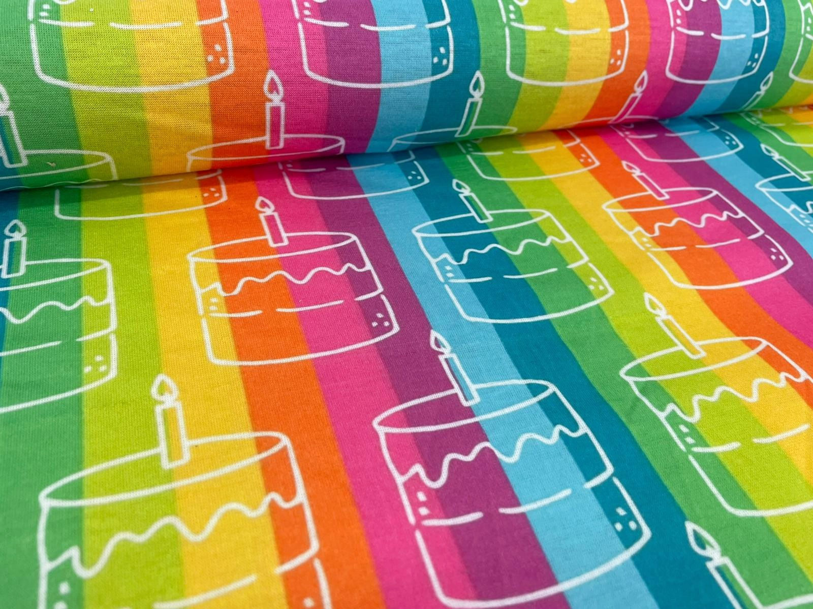 EXCLUSIVE Rainbow Birthday Cake (Spun Polyester Elastane)