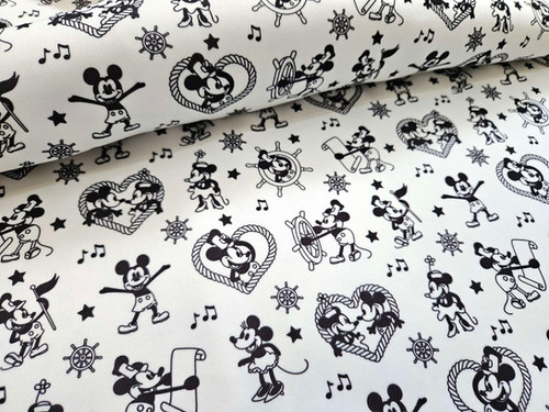 EXCLUSIVE Unofficial Steamboat Willie (White) | Knighton Fabrics