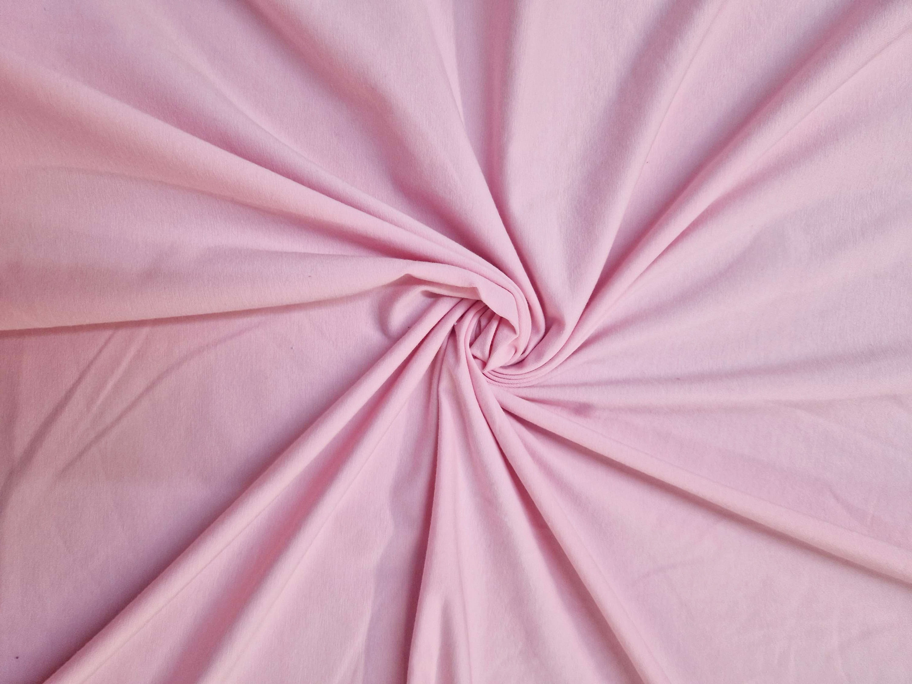 Pink - 4 Way Stretch Cotton Lycra