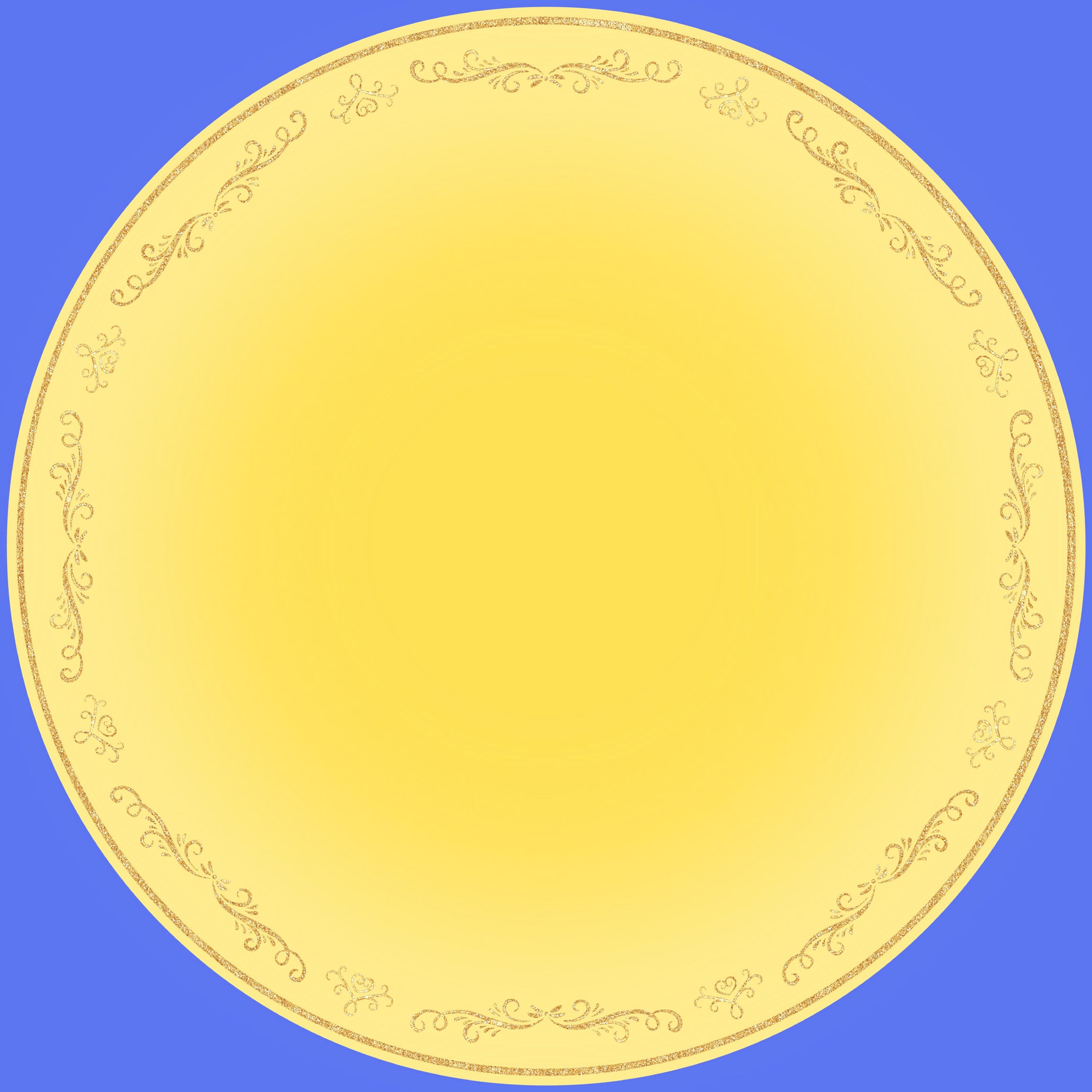 EXCLUSIVE Adult Yellow Princess Circle Skirt Panel