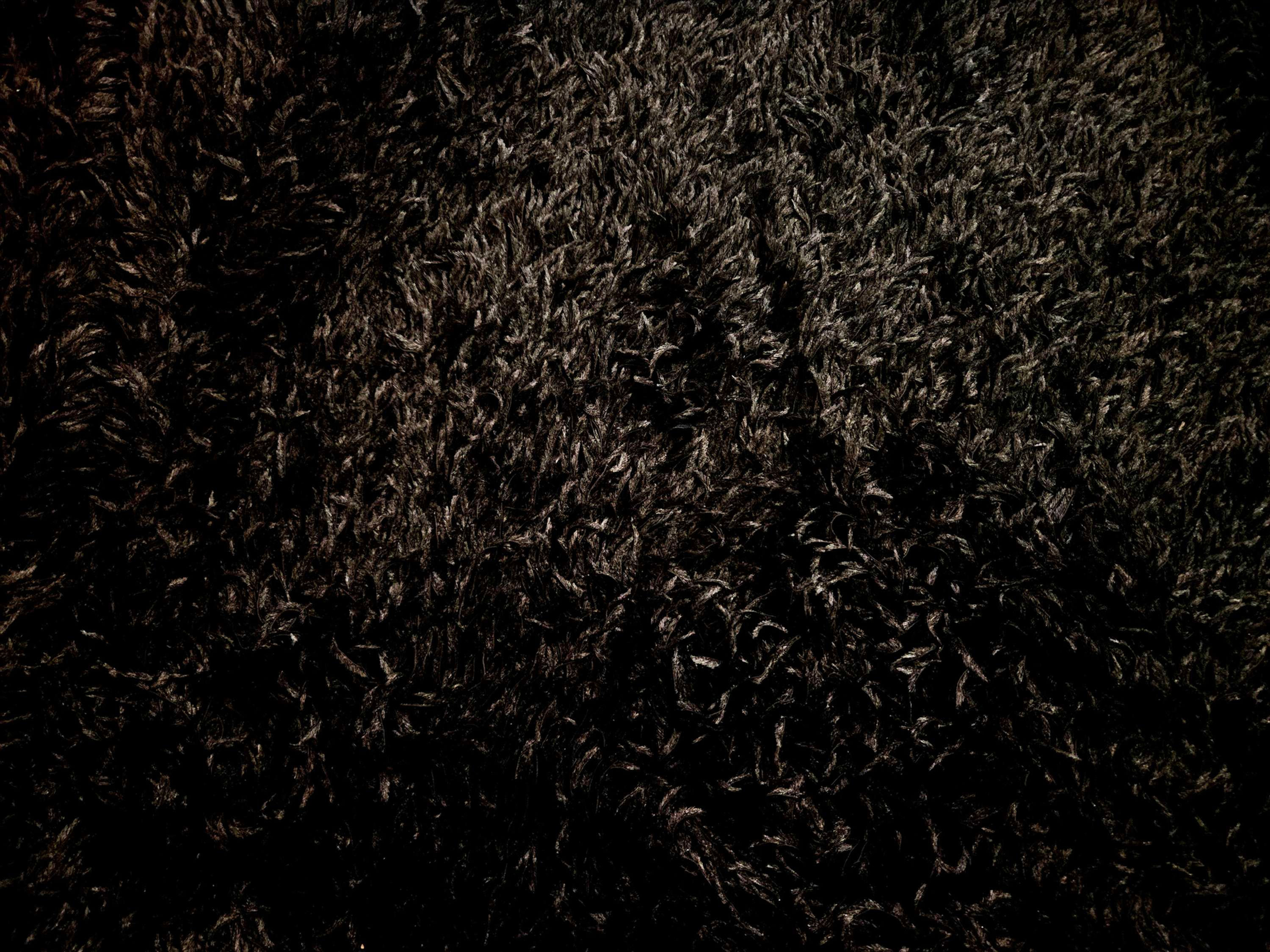 VIP SALE 3m for £10 Black Shaggy Pile Polyester Fabric (VIP74)