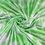 Thumbnail: 3m for £6 Green/White Tiedye Polyester French Terry (WH572)