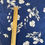 Thumbnail: White Flowers on Navy - Woven Viscose 
